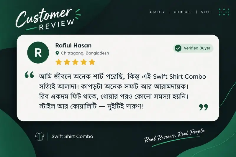 Verified Buyer Testimonial Card